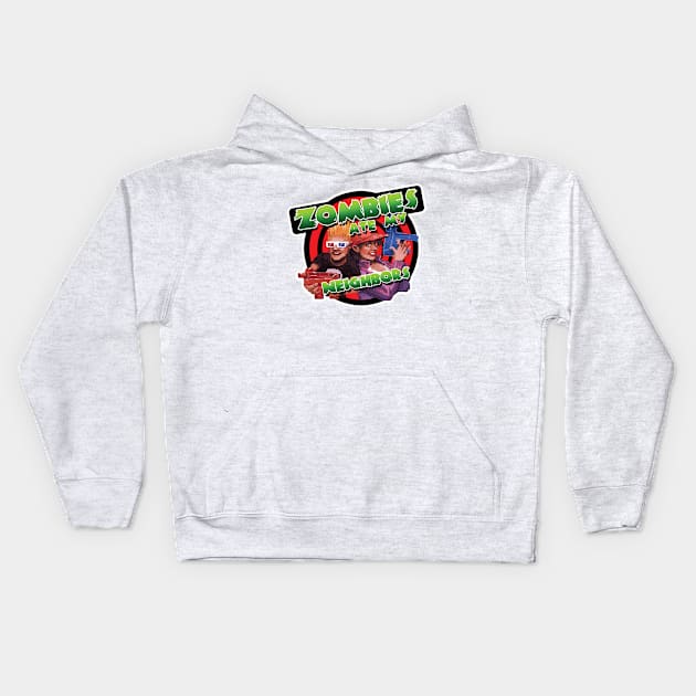 Zombies Kids Hoodie by Meta Cortex